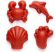 Moldes de arena Scrunch - naranja - plegables - reciclables