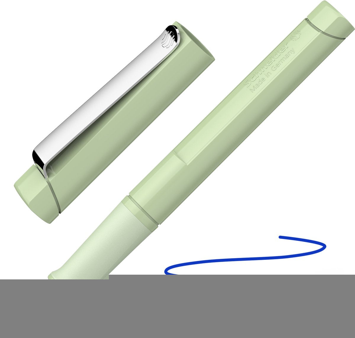 Schneider stationery penna stilografica schneider - base - verde tenue - pennino m - s-160226