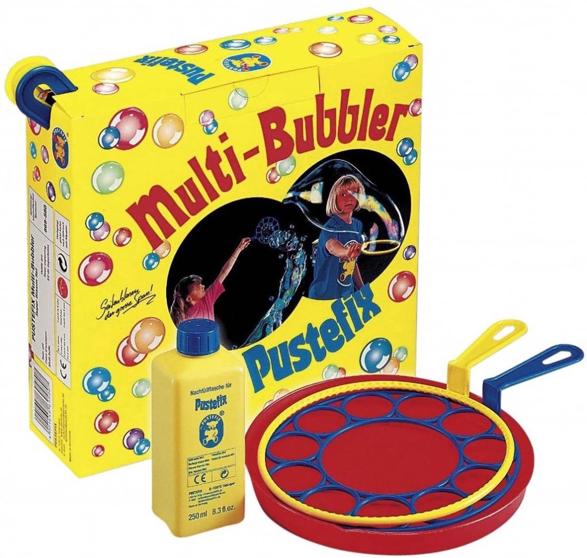 Burbujeador múltiple Pustefix con vejiga de burbujas