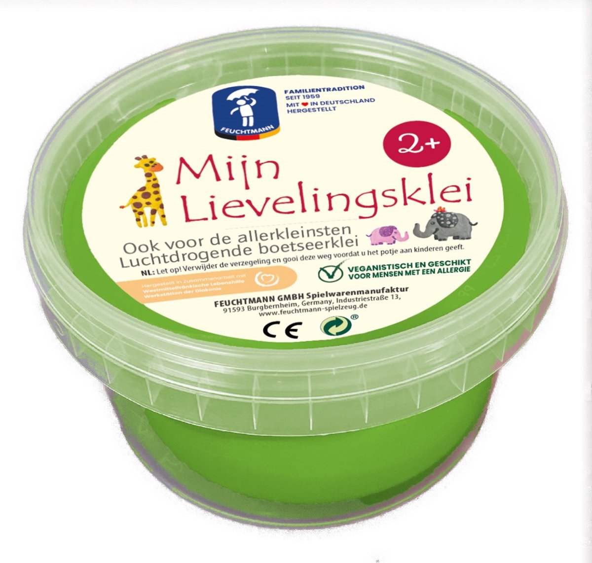 My favorite clay - Green, 500gr.