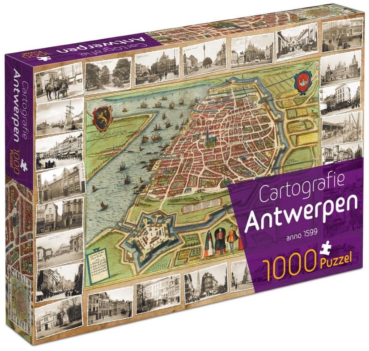 Cartografía de Amberes de la divertida fábrica de Tucker (1000)