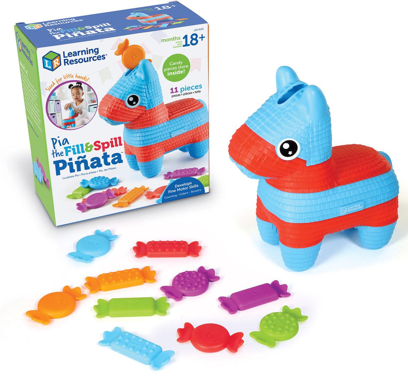 Risorse per l'apprendimento giocattoli educativi pia de fill spill piã±ata colorata. - 3+