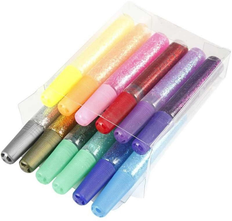 Creative Company Glitter Glue, 12x10 ml 1 scatola