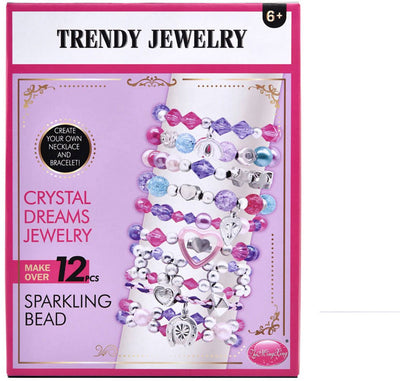 Trendy jewelry set sparkling beads