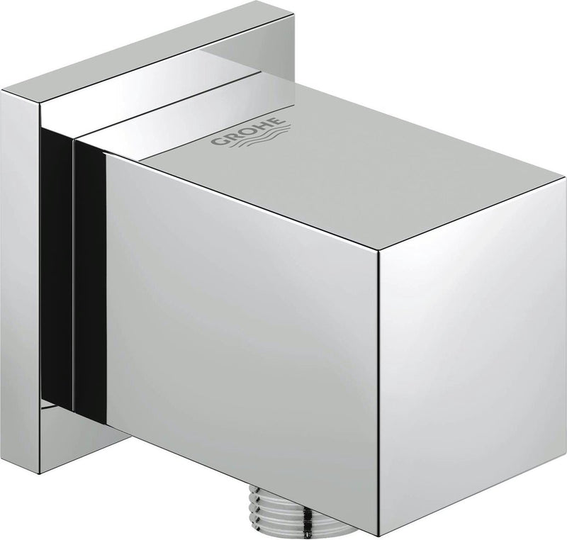 Grohe euphoria cube wandaansluitbocht buitendraad beveiliging tegen terugstroming chroom