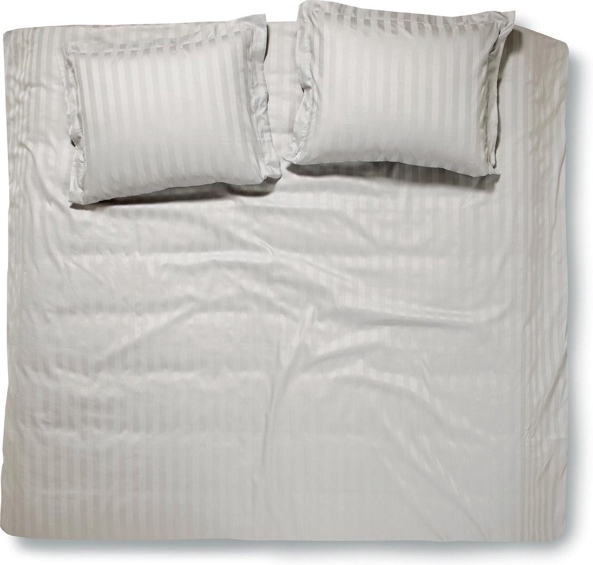 Funda nórdica Damai linea - satén de algodón - doble - 200x200 220 cm - glaciar + 2 fundas de almohada 60x70