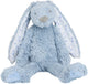 Peluche Happy Horse grafico coniglio Richie 38 cm - blu grigiastro - peluche per bambini