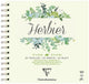 Cuaderno de anillas Clairefontaine herbario - 21x21cm 180g - 32 hojas
