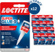 Loctite precision 12 x 5 gramos extremadamente fuerte | superpegamento universal | pegamento múltiple para soluciones artesanales de precisión | pegamento fuerte para todo uso.