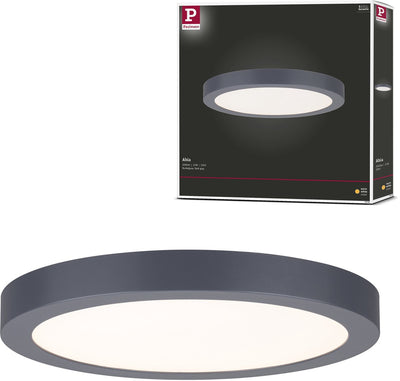 Paulmann LED panel abia round 300 mm 22w 2200lm 2700k dark gray