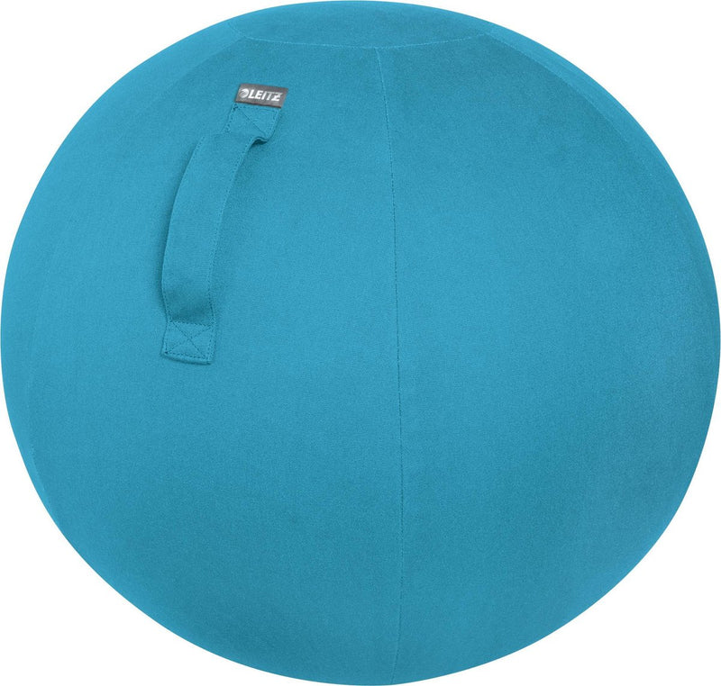 Leitz ergo cosy actieve ergonomische zitbal - inclusief handpomp - ideaal voor thuiskantoor - sereen blauw