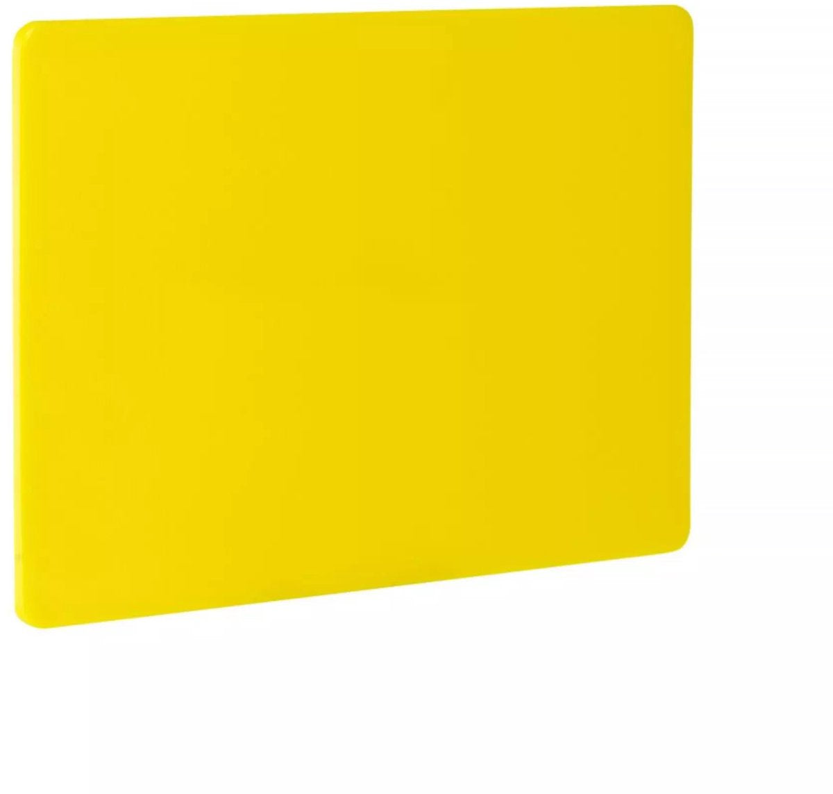 Hendi cutting board - haccp - yellow - ldpe - 600x400mm - dishwasher safe