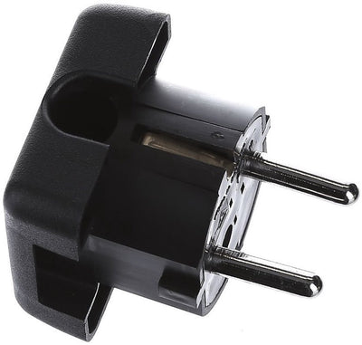 Enchufe Bachmann cee 7 4 con conexión a tierra | perpendicular (arriba abajo) | negro