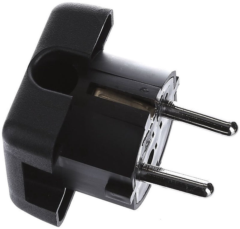 Enchufe Bachmann cee 7 4 con conexión a tierra | perpendicular (arriba abajo) | negro