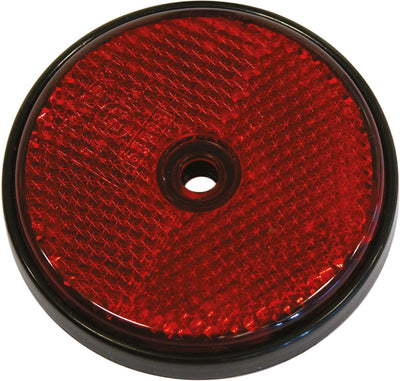 Riflettore Carpoint rotondo 60 mm. massa rossa