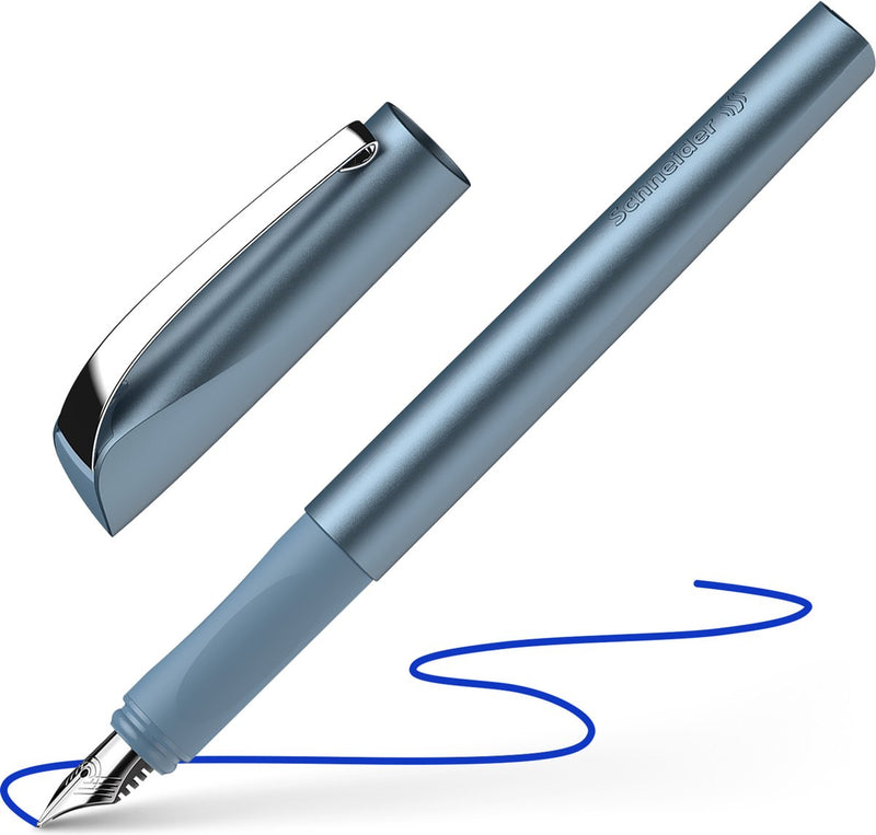 Schneider stationery penna stilografica schneider - ceod lucido – pennino m – blu – s-168623