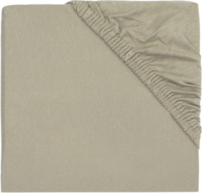 Jollein - lenzuolo con angoli jersey 75x95 cm - materasso a scatola - verde oliva