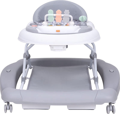 Topmark jean - walking chair - foldable baby walker - rocking function - push function - incl. play tray - gray