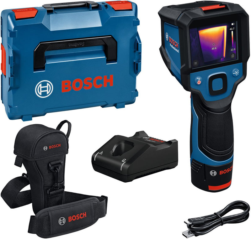 Bosch professional gtc 12v-450-13 - termocamera - inclusa batteria 12v - caricabatteria - l-boxx