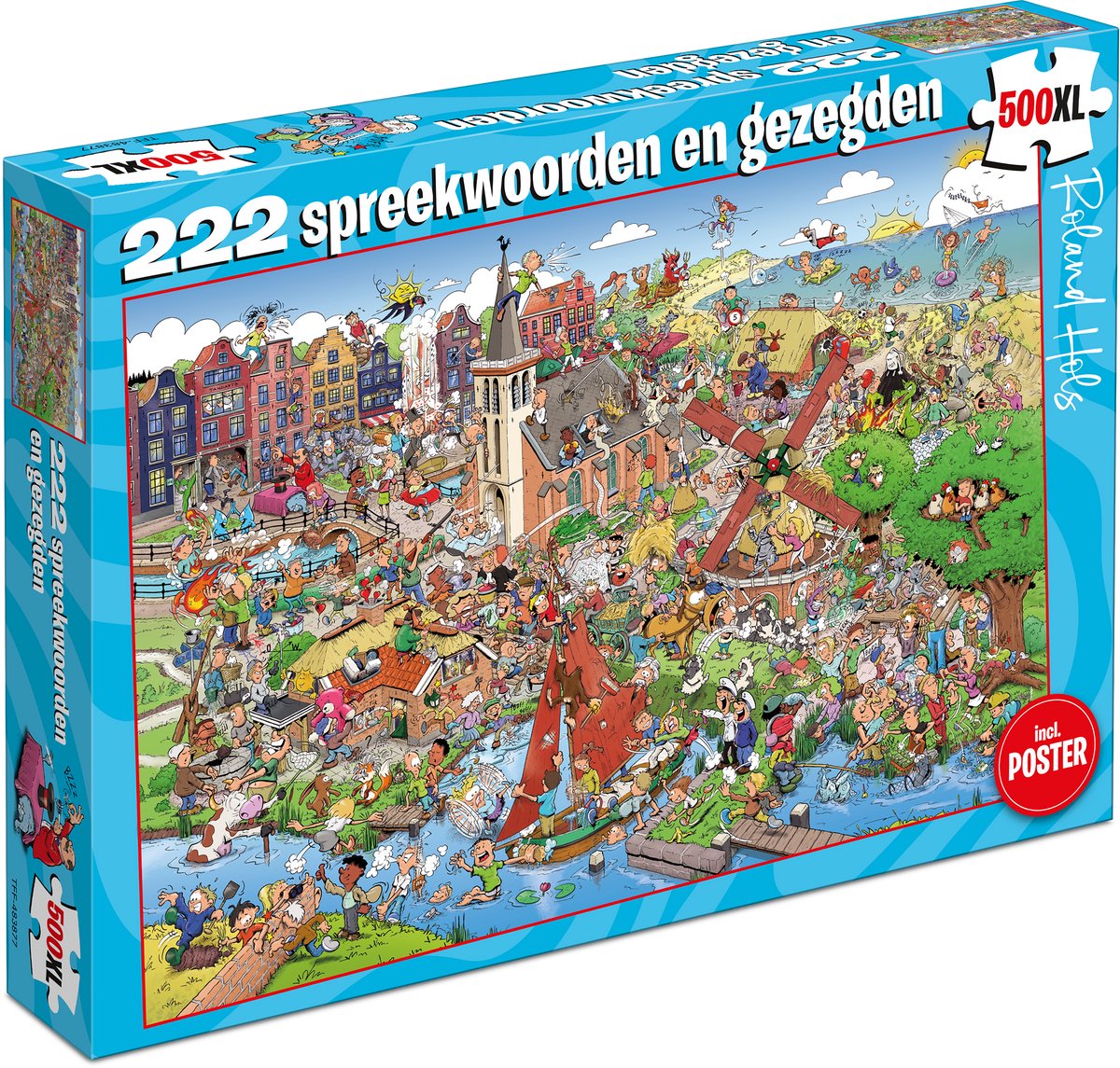 Tucker's fun factory 222 refranes y refranes - roland hols - rompecabezas de 500 piezas xl