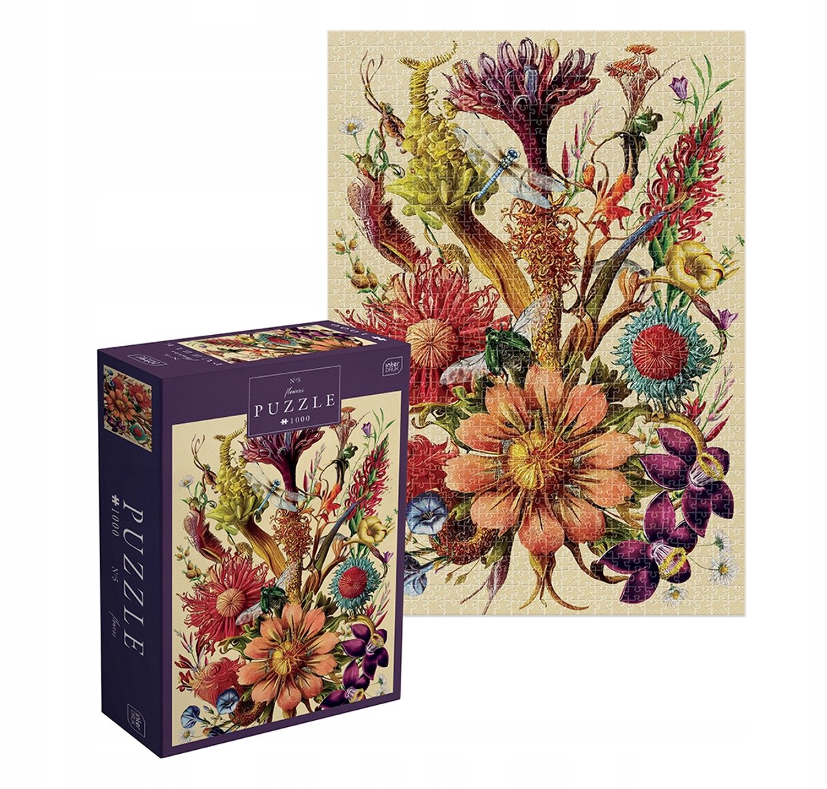 Geronimo giochi puzzle - 1000 pezzi - interdruk puzzle flowers 5 -