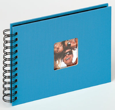 Walther sa-109-u fun - spiraal album - formaat 23 x 17 cm - oceaanblauw