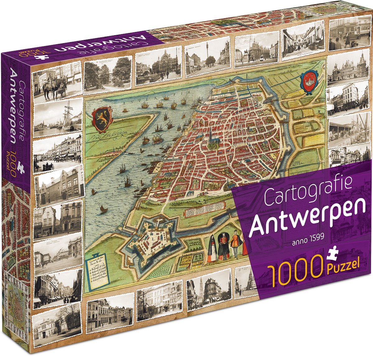 Cartografia di Anversa della fabbrica divertente di Tucker (1000)
