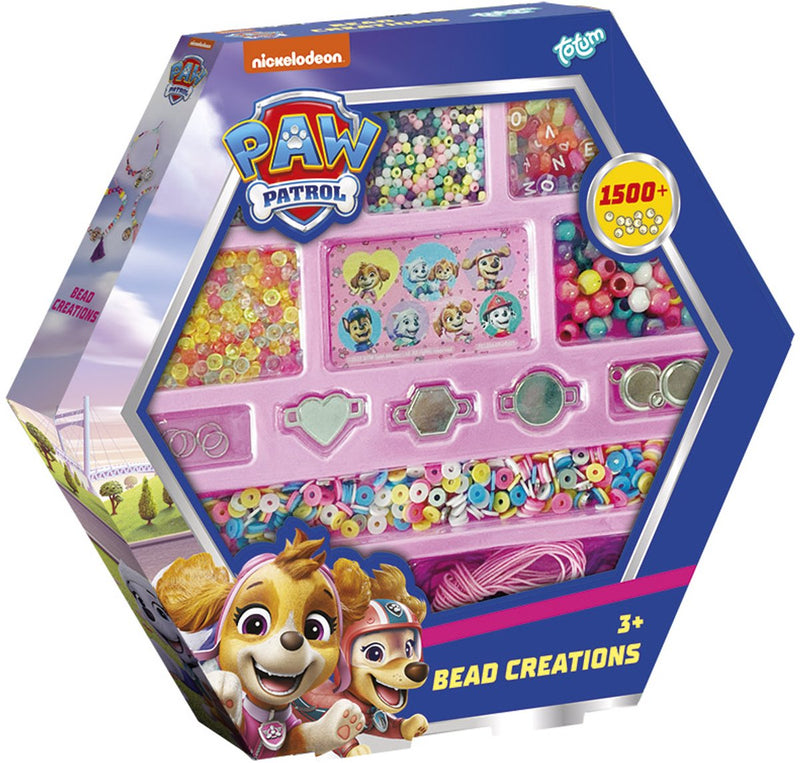 Juego de cuentas de juguete Totum Paw Patrol de 1500 piezas - fabricación de pulseras y joyas - manualidades para niñas y niños de 3 4 5 años consejo de regalo