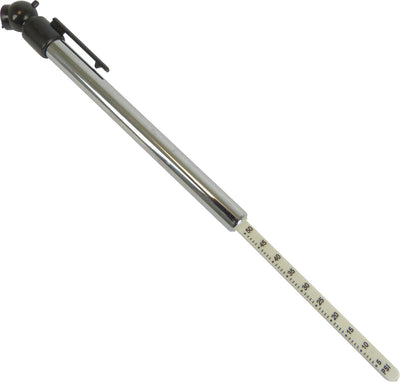 Carpoint bandenspanningsmeter penmodel analoog zilver zwart