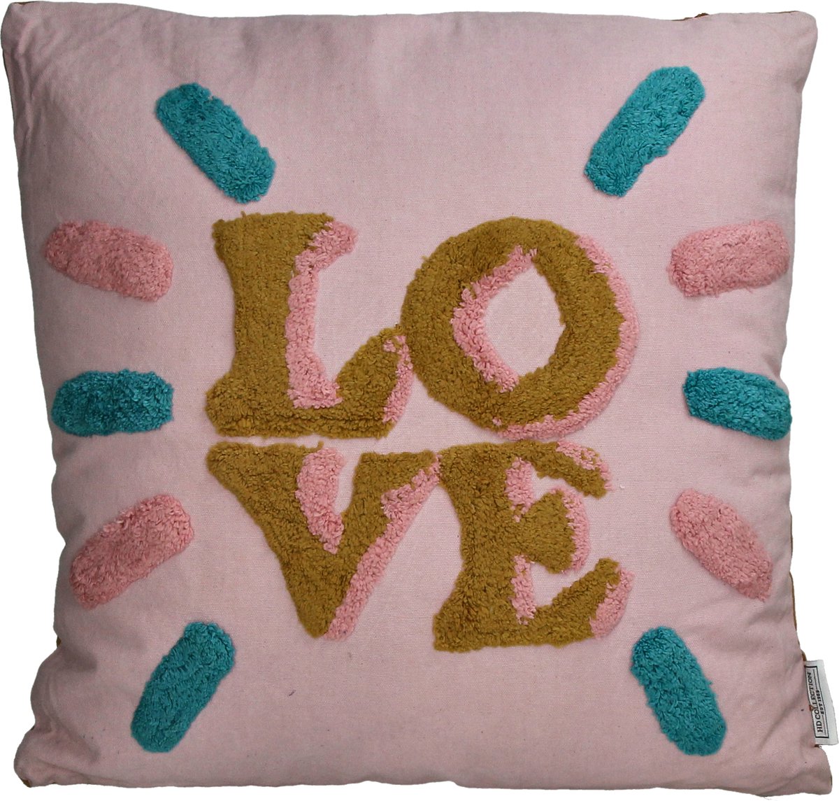 Cuscino collezione HD love cotone 45x45cm