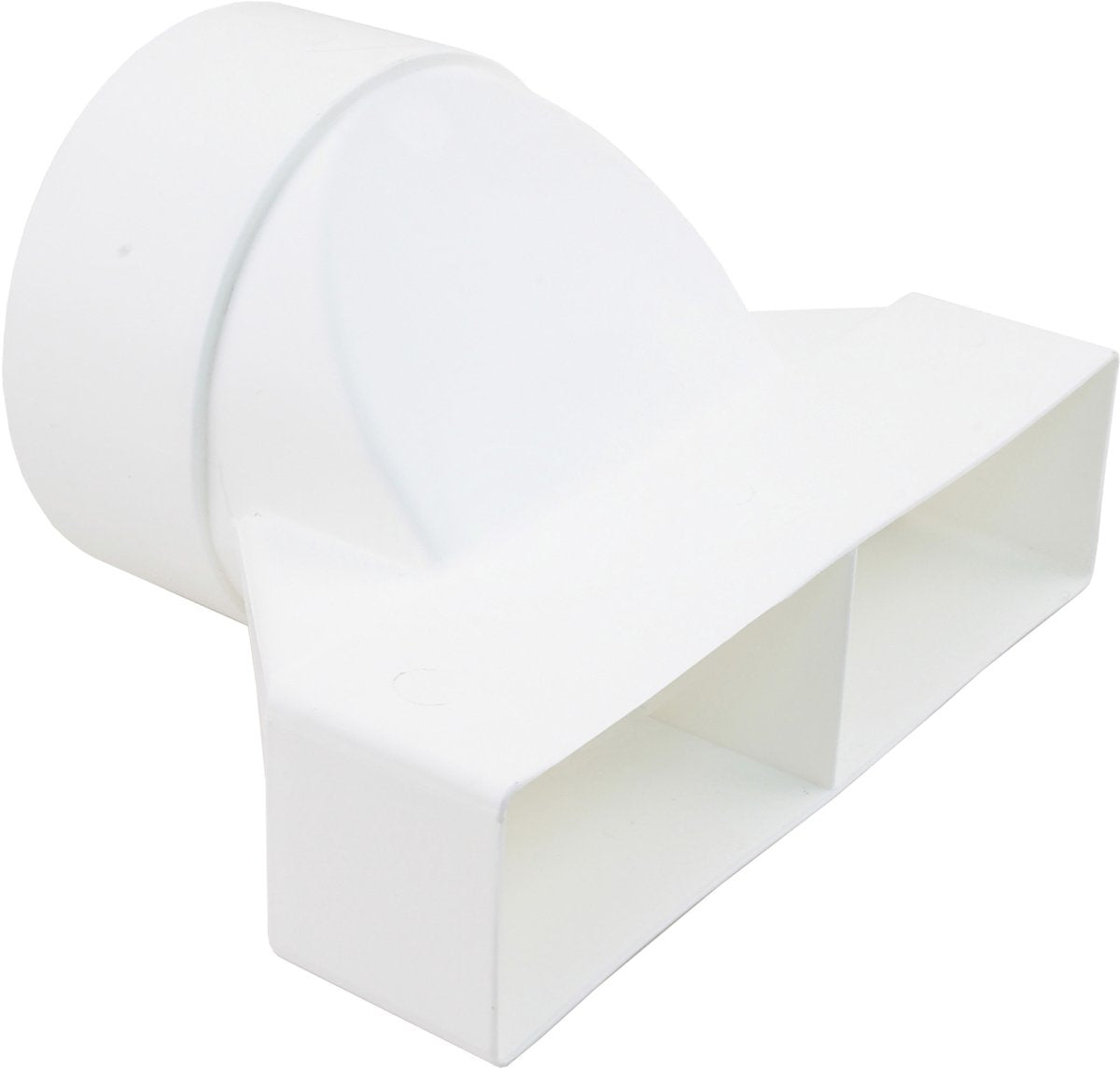 Adaptador Starx recto de redondo a rectangular 125-2 a 110x54mm (45.708.20)