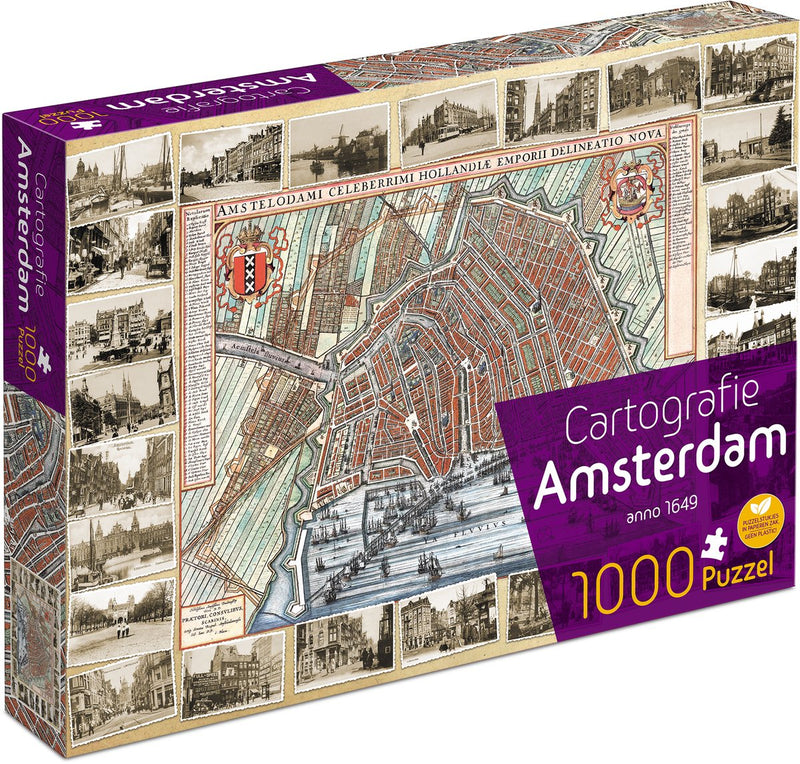 Cartografia di Tucker's Fun Factory Amsterdam (1000) - puzzle