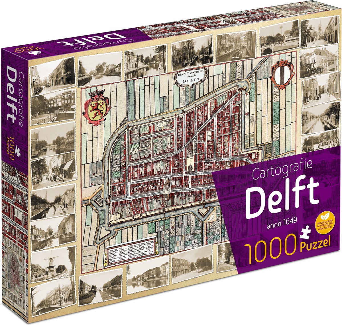 Tucker's fun factory cartografie delft (1000) - legpuzzel