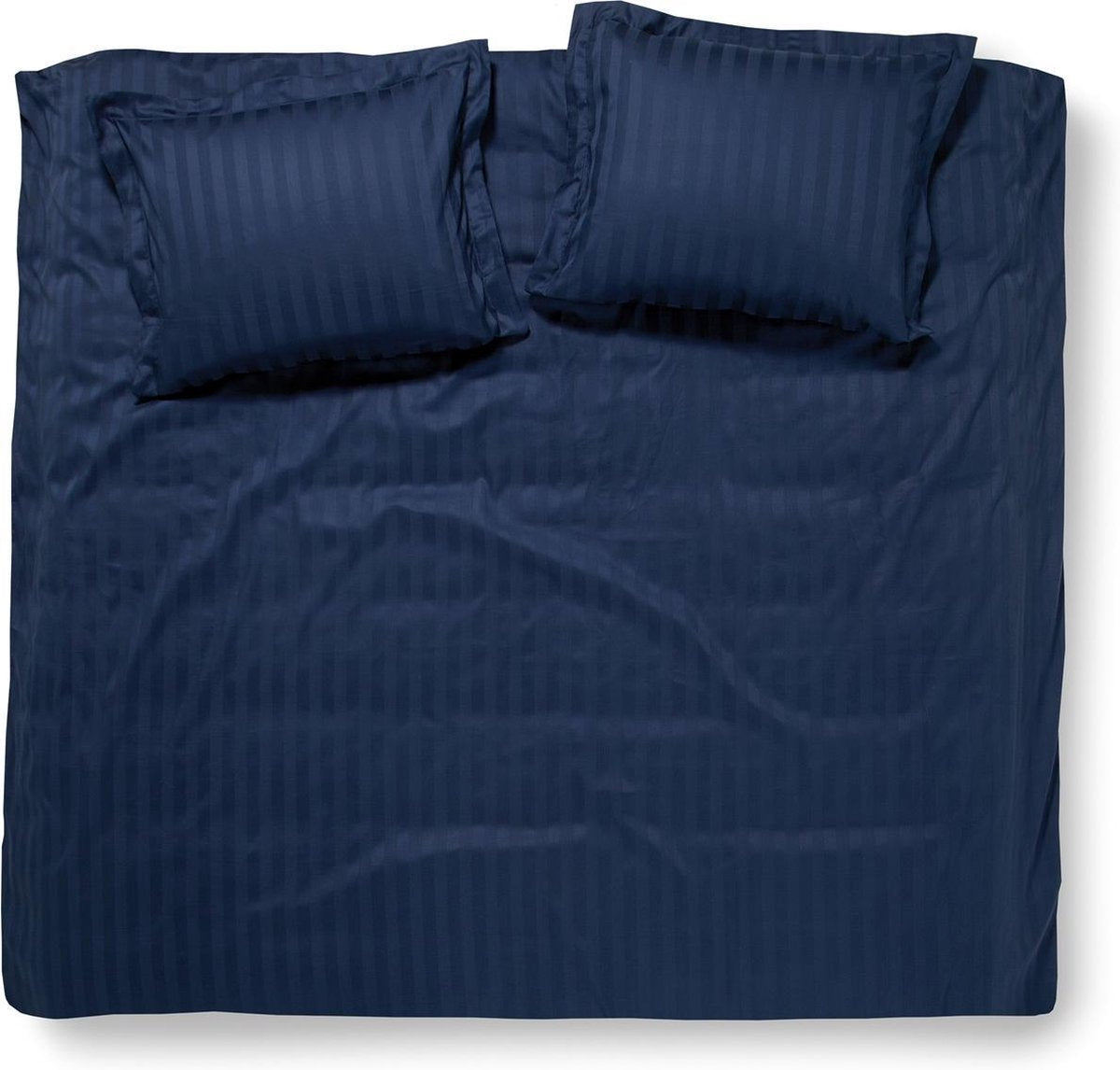 Damai linea - copripiumino - 240x200 220 cm - letti gemelli - indaco + 2 federe 60x70