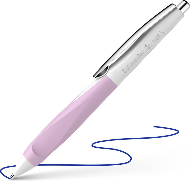 Schneider Writing Instruments Bolígrafo Schneider - haptify - punta m - blanco-lavanda - s-135328