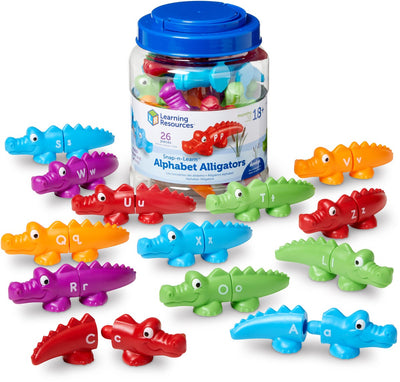 Risorse didattiche snap-n-learn™ alligatori alfabetici - alligatori alfabetici - 2+