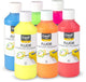 Creall plakkaatverf set - fluor - fluorescerende verf - set 6 fluo kleuren - 6x250ml - voor kinderen en creatievelingen - gemaakt in nl