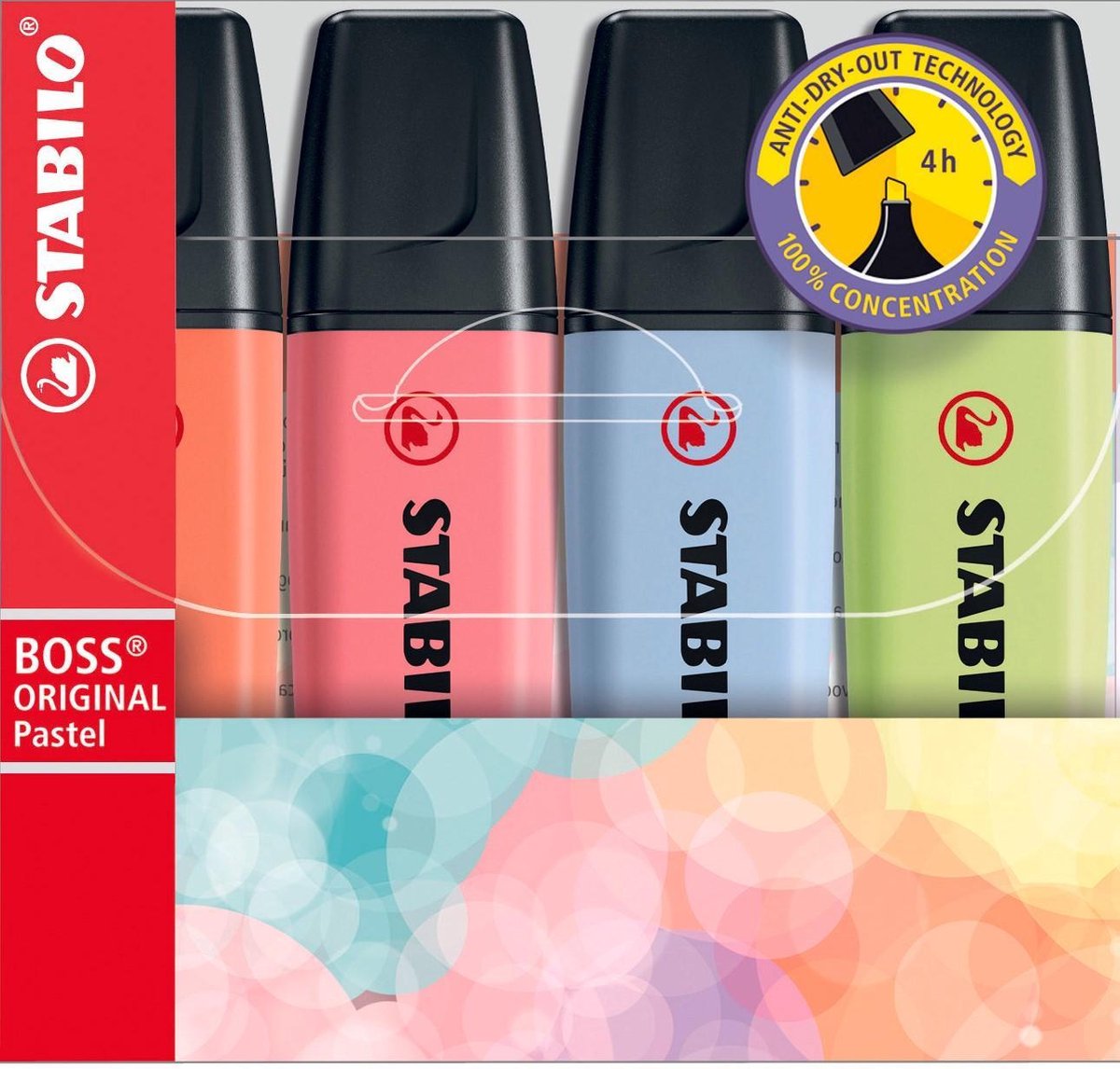 Stabilito Boss Original Pastel Marker, 4st.
