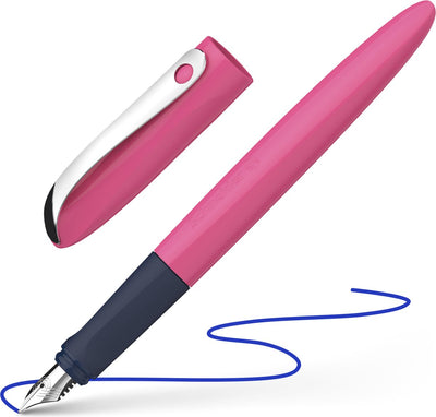 Schneider papelería pluma estilográfica schneider - ondulada - punta a - rosa - s-162139