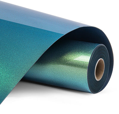 Loklik • lamina flessibile camaleonte da oro a verde 30,5x90 cm