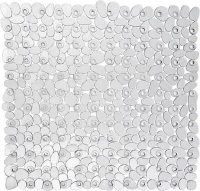 Wenko anti-slip douchemat paradise 54x54cm transparant - antislipmat voor douche - met zuignappen