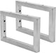 Fuente con soporte para colgar Differnz 23 x 15 cm acero inoxidable