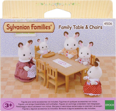 Sylvanian Families 4506 juego de mesa de comedor muebles para casa de muñecas