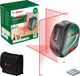 Bosch universallevel 3 - laser a linee incrociate - punto a piombo sopra e sotto - batterie incluse - custodia