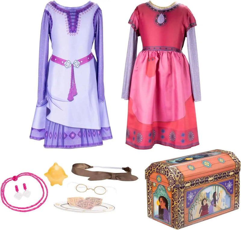 Disguise Disney desea disfrazar asha y dahlia estuche de 9 piezas