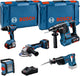 Kit combinado Bosch 18v con 5 herramientas: gsb + gbh + gws + g...