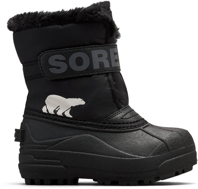 Sorel per bambini Snow Commander™ Boot, piccoli scarponi da neve unisex per ragazzi - nero, antracite - taglia 30