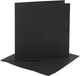 Buste per biglietti aziendali Creativ nere 15x15 cm 50 set