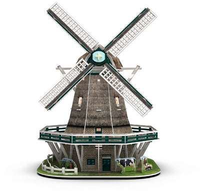 Molino de rompecabezas 3D Cubic fun LED - 65 uds.
