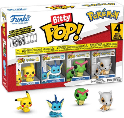 Funko Pokémon Bitty Pop! figura de vinilo pack de 4 serie 1 - 2 cm